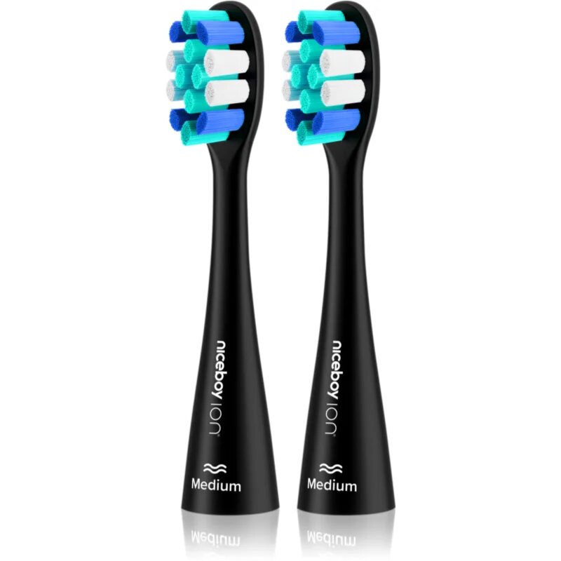Niceboy ION Sonic Lite nadomestne glave medium Black 2 kos