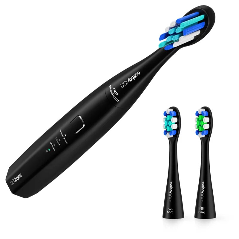 Niceboy ION Sonic Lite sonična električna zobna ščetka Black 1 kos
