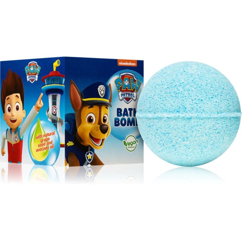 Nickelodeon Paw Patrol Bath Bomb kroglica za kopel za otroke Blackberry - Chase 165 g