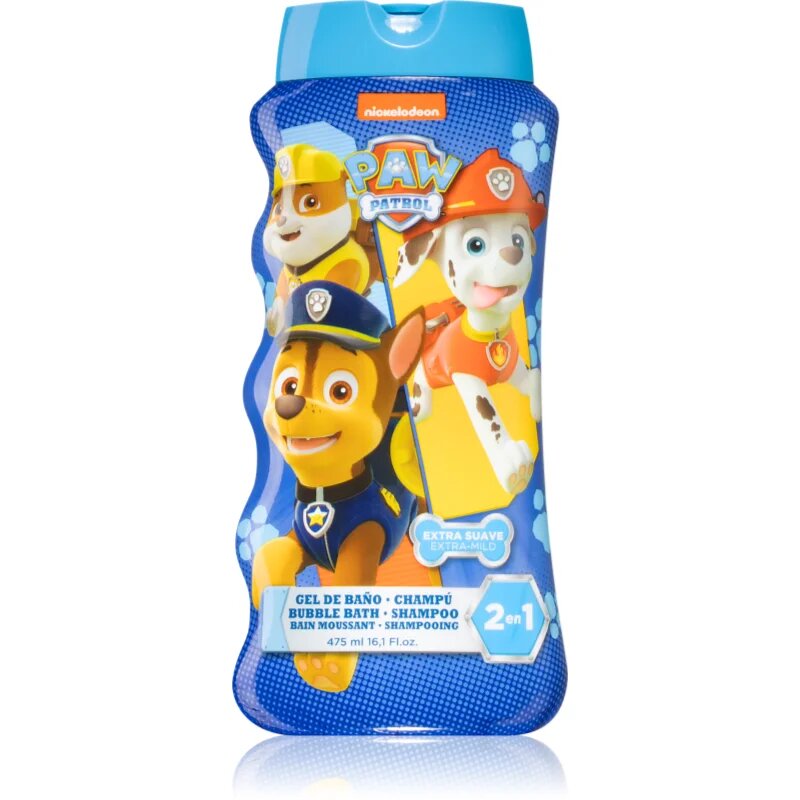 Nickelodeon Paw Patrol Bubble Bath and Shampoo gel za prhanje in kopanje za otroke 475 ml