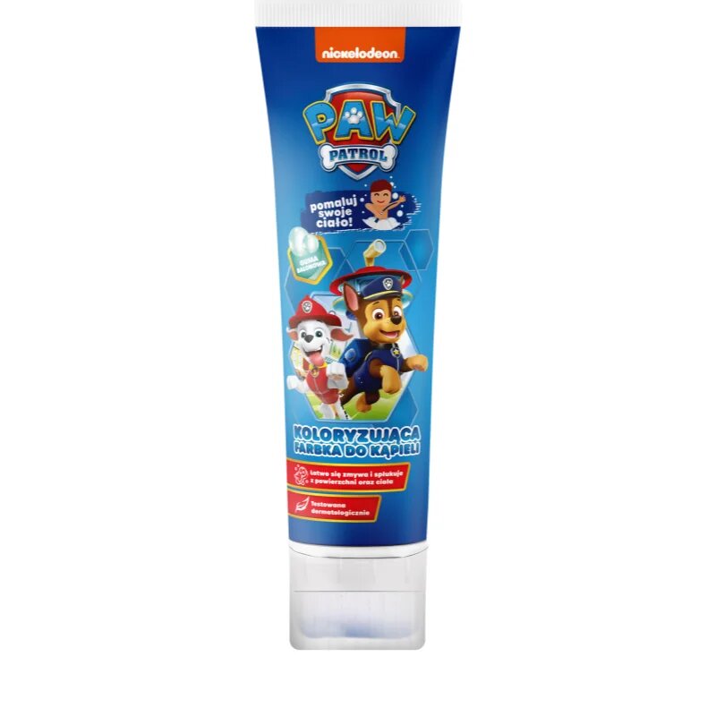 Nickelodeon Paw Patrol Coloring Bath Paint pena za kopel za otroke Blue Bubble Gum 150 ml
