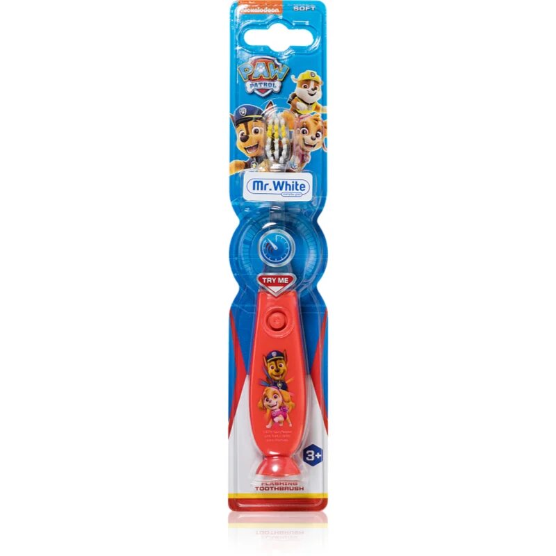 Nickelodeon Paw Patrol Flashing Toothbrush zobna ščetka za otroke soft 3+ 1 kos