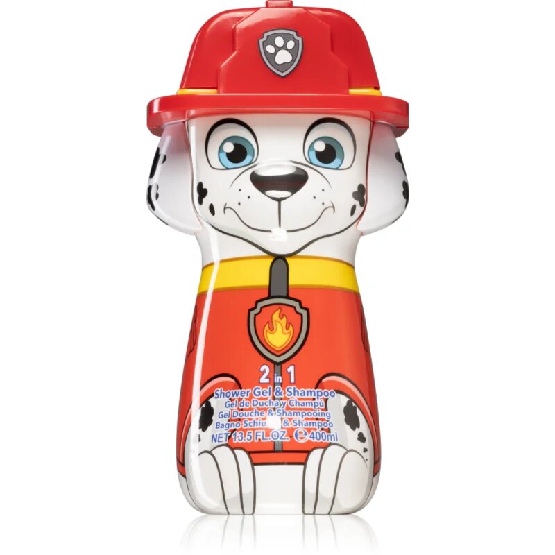 Nickelodeon Paw Patrol Marshall gel za prhanje in šampon 2v1 za otroke 400 ml