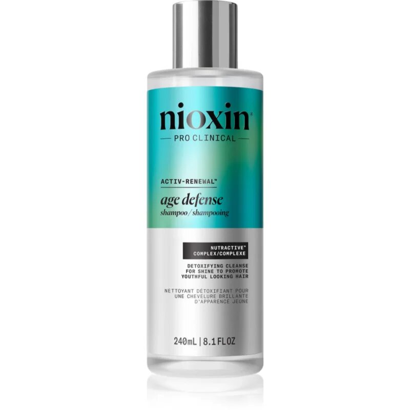 Nioxin Age defense Shampoo šampon proti staranju za vse tipe las 240 ml