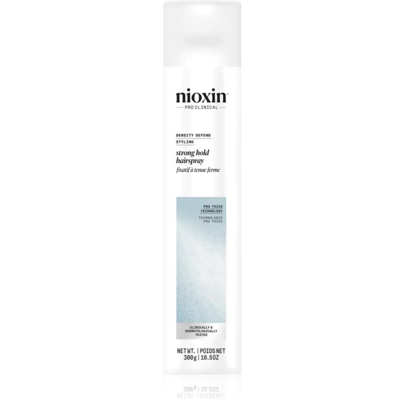 Nioxin Density Defend Styling Strong Hold Hairspray lak za lase za popoln volumen 300 ml