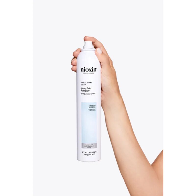 Nioxin Density Defend Styling Strong Hold Hairspray lak za lase za popoln volumen 300 ml