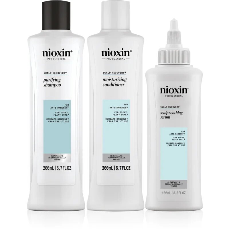 Nioxin Scalp Recovery darilni set proti prhljaju 3 kos