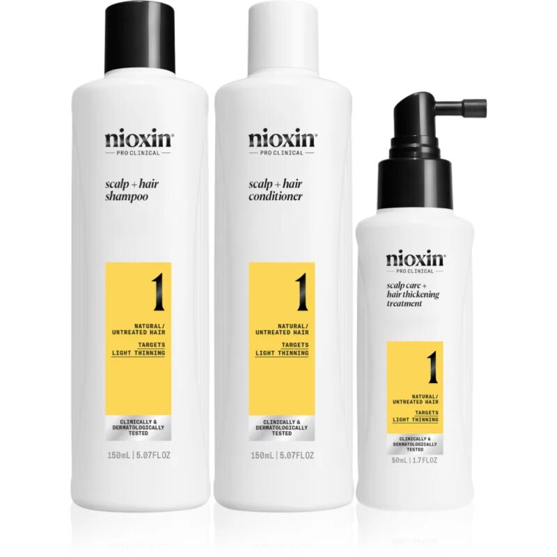 Nioxin System 1 darilni set za tanke ali redke lase 3 kos