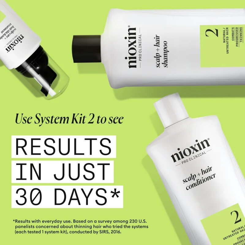 Nioxin System 2 Scalp + Hair Shampoo šampon proti redčenju las 1000 ml