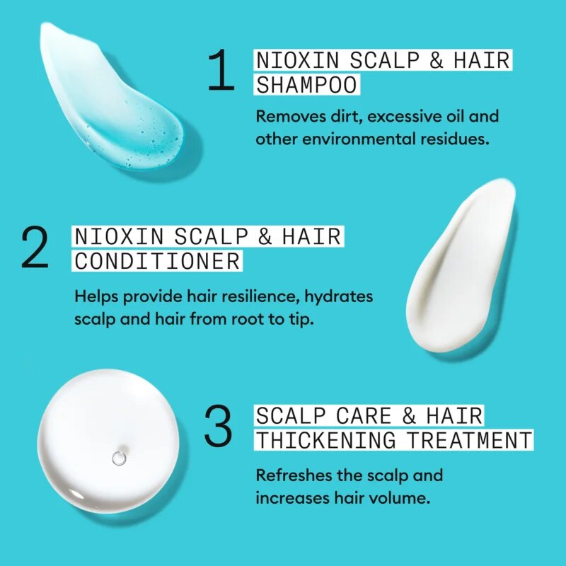 Nioxin System 3 darilni set za barvane lase 3 kos