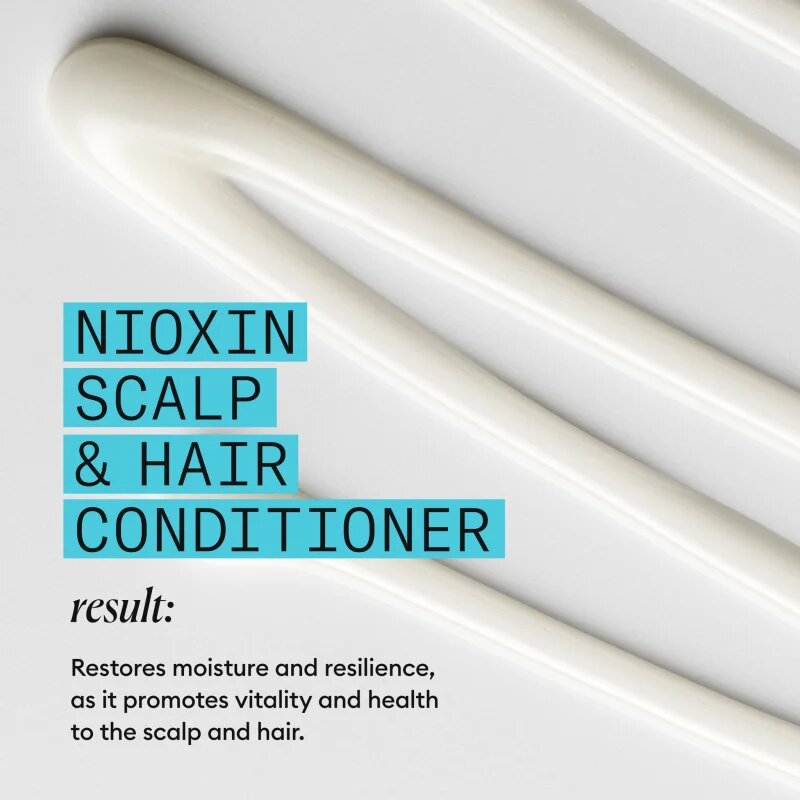 Nioxin System 3 Scalp + Hair Conditioner balzam za barvane redke lase 300 ml
