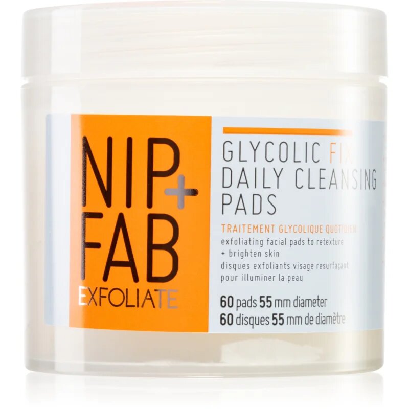 NIP+FAB Glycolic Fix čistilne blazinice 60 kos
