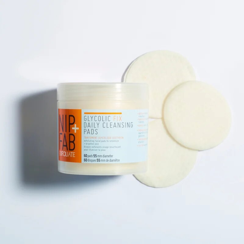 NIP+FAB Glycolic Fix čistilne blazinice 60 kos