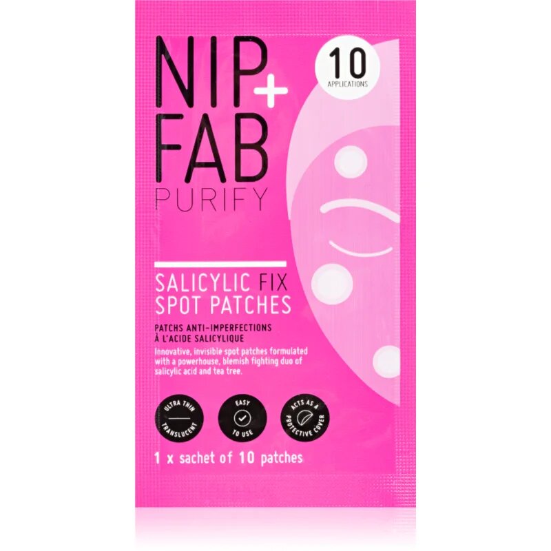 NIP+FAB Salicylic Fix čistilni obliž za obraz 10 kos