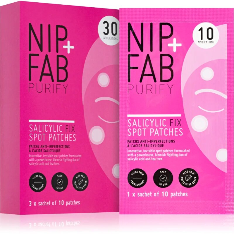 NIP+FAB Salicylic Fix čistilni obliž za obraz 10 kos
