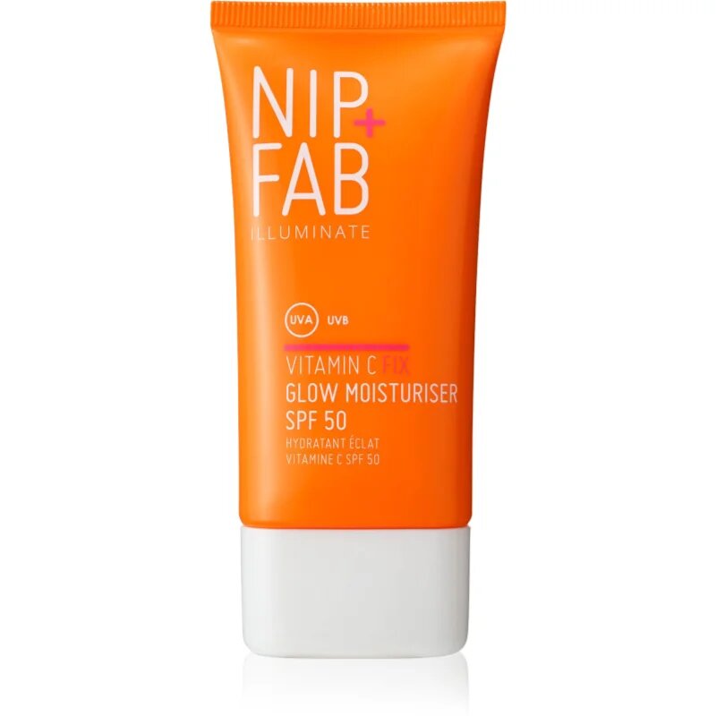 NIP+FAB Vitamin C Fix Glow Moisturiser posvetlitvena krema za obraz SPF 50 50 ml