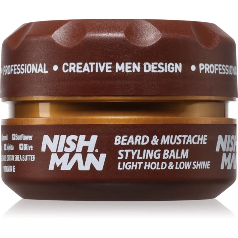 Nish Man Beard & Mustache vosek za brado 100 ml