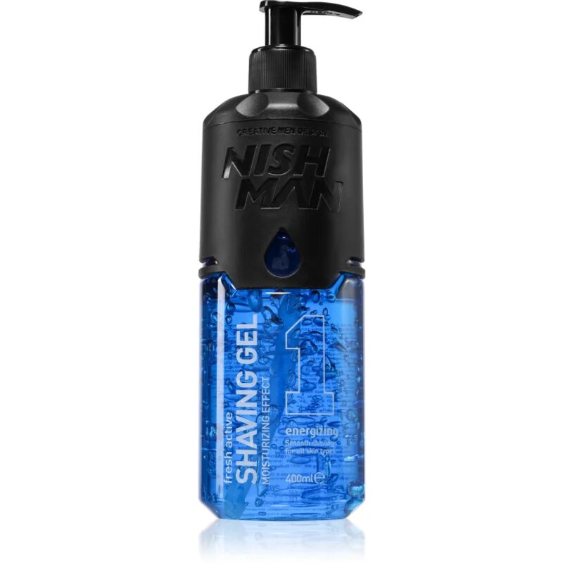 Nish Man Energizing gel za britje za moške 400 g