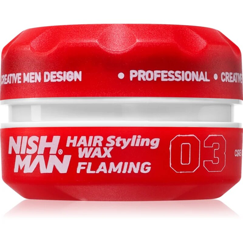 Nish Man Flaming 03 vosek za stilsko oblikovanje las 150 ml