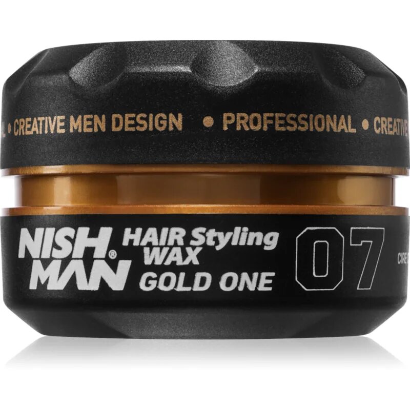 Nish Man Gold One 07 vosek za stilsko oblikovanje las 150 ml