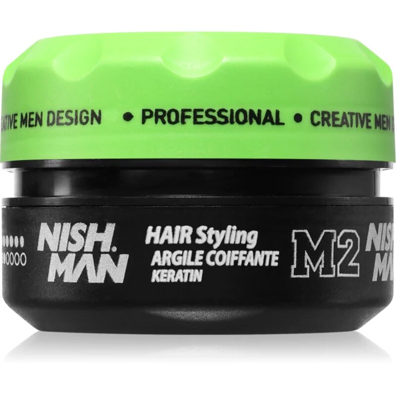 Nish Man M2 stiling vosek za kratke lase s keratinom 100 ml