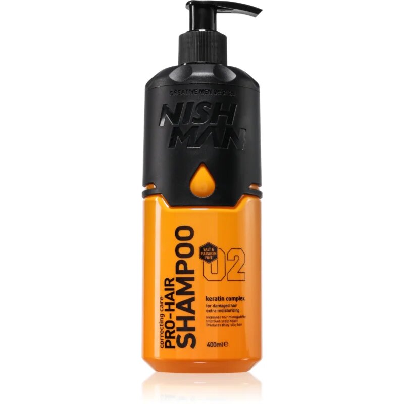 Nish Man Professional šampon za lase za moške 400 ml