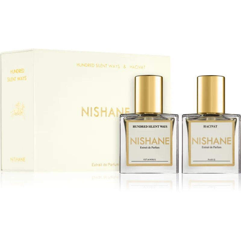 Nishane Hacivat & Hundred Silent Ways Travel Set Potovalni set uniseks 2x15 ml