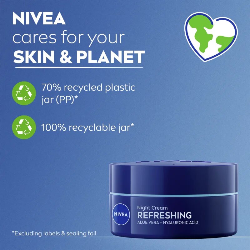 Nivea 24 h Moisture nočna regeneracijska krema 50 ml