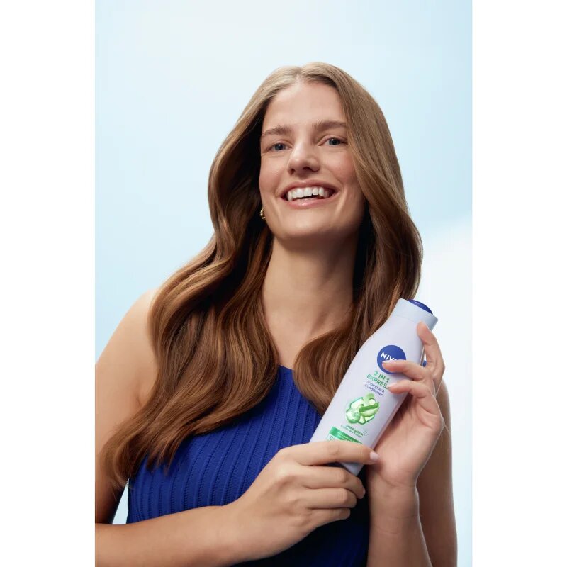Nivea 2in1 Care Express Protect & Moisture šampon in balzam 2 v1 250 ml