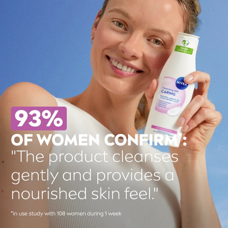 Nivea Almond Oil čistilni losjon z mandljevim oljem 200 ml