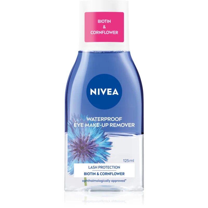 Nivea Aqua Effect odstranjevalec vodoodpornih ličil 125 ml