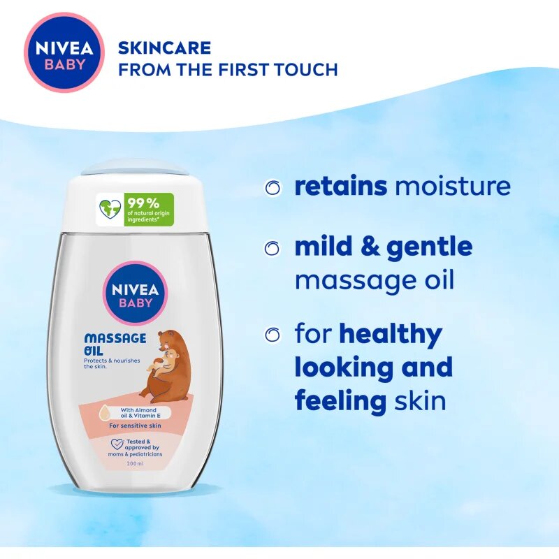 Nivea BABY masažno olje 200 ml