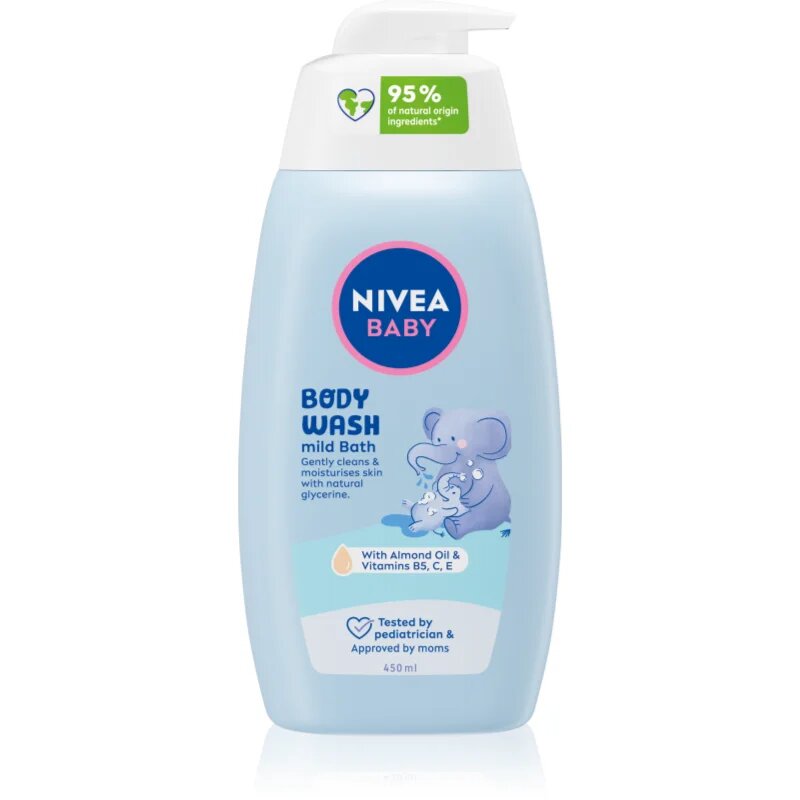 Nivea BABY nežni gel za prhanje 450 ml