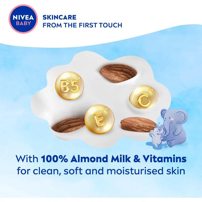 Nivea BABY nežni gel za prhanje 450 ml