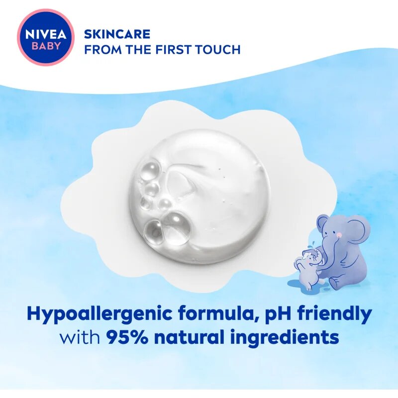 Nivea BABY nežni gel za prhanje 450 ml