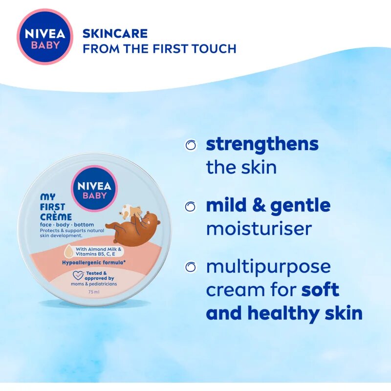 Nivea BABY večnamenska krema za obraz in telo 75 ml