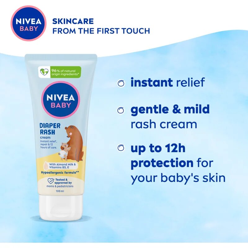 Nivea BABY zaščitna krema za vsakodnevno nego ritke 100 ml