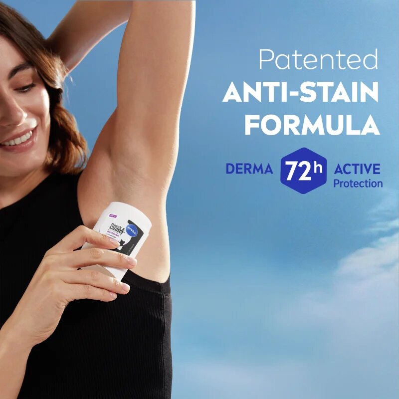Nivea Black & White Authentic trdi antiperspirant 72 ur 50 ml