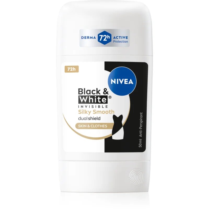 Nivea Black & White Invisible Silky Smooth trdi antiperspirant 50 ml