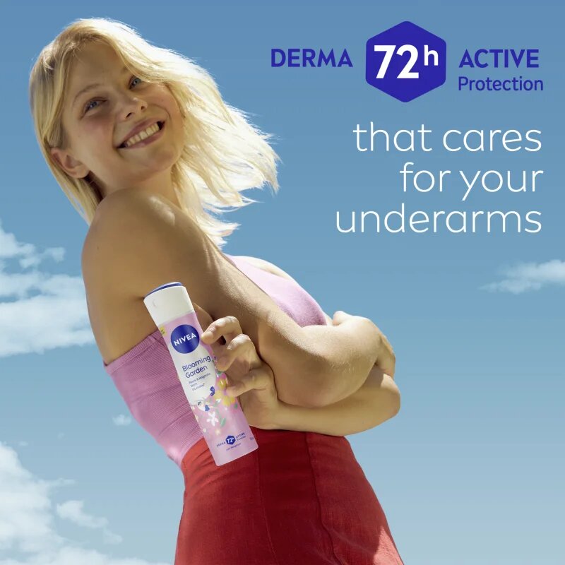 Nivea Blooming Garden antiperspirant v pršilu 150 ml