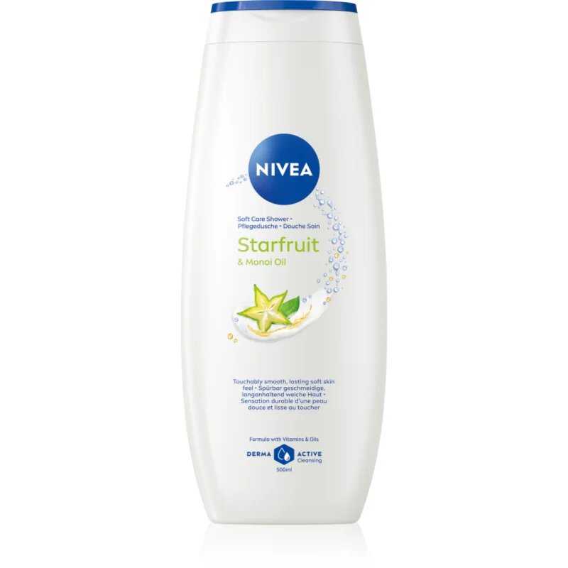Nivea Care Shower Star Fruit & Monoi Oil vlažilen gel za prhanje 500 ml