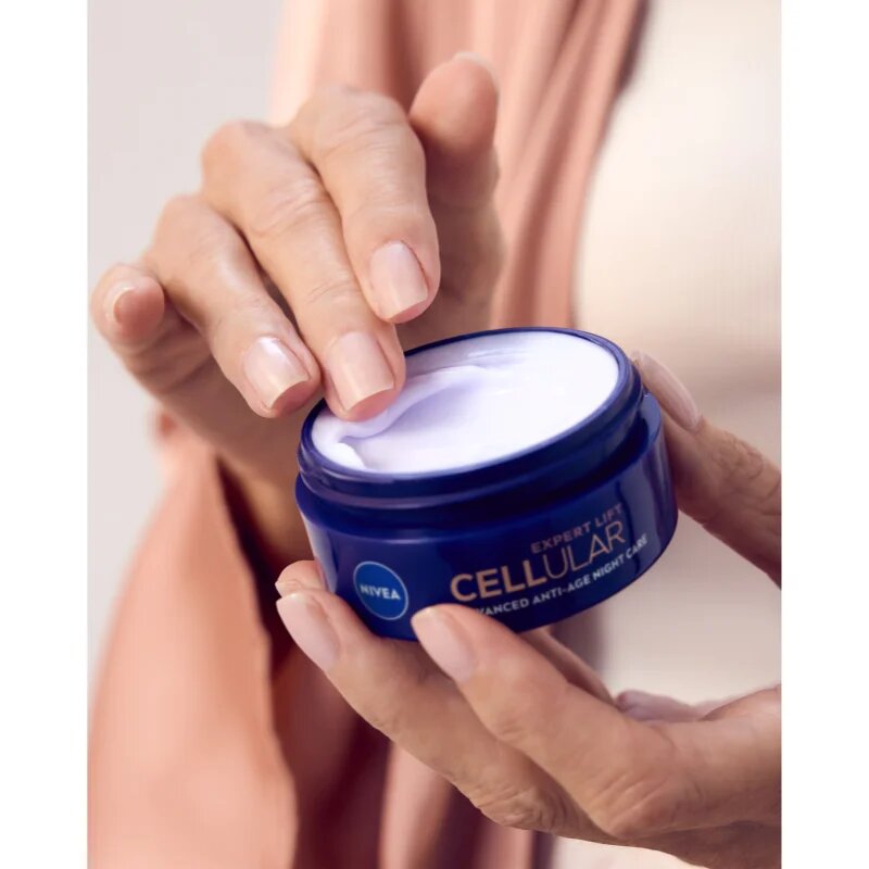 Nivea Cellular Anti-Age nočna pomlajevalna krema 40+ 50 ml