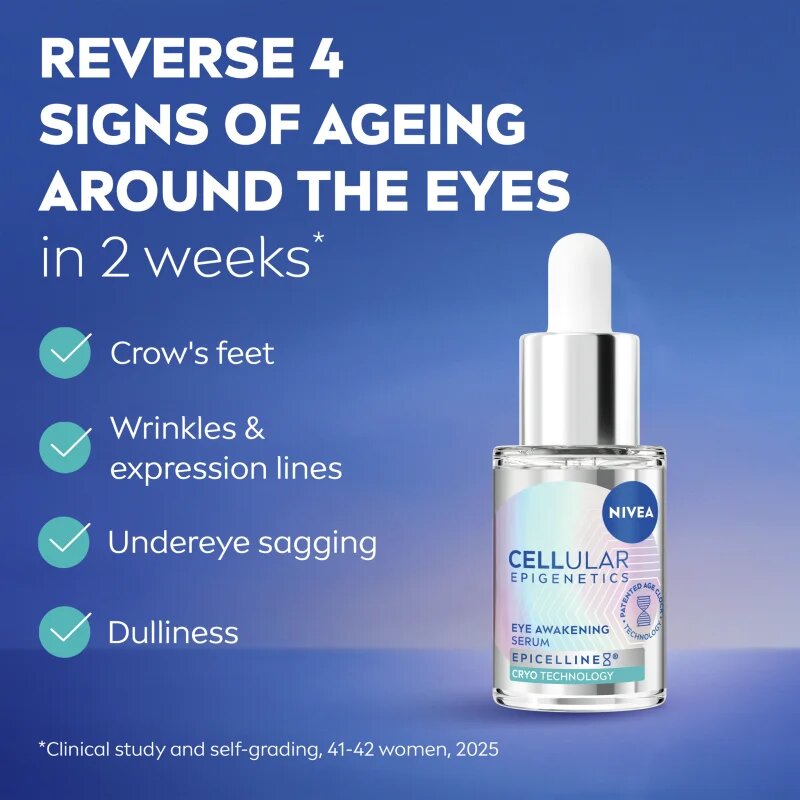 Nivea Cellular Epigenetics pomlajevalni serum za predel okoli oči 15 ml