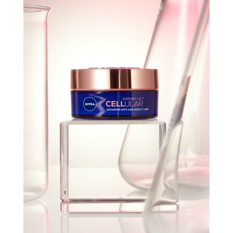 Nivea Cellular Expert Lift nočna krema za preoblikovanje obraza 50 ml