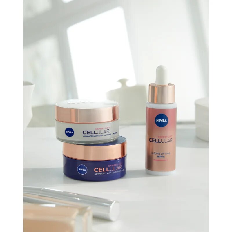 Nivea Cellular Expert Lift nočna krema za preoblikovanje obraza 50 ml