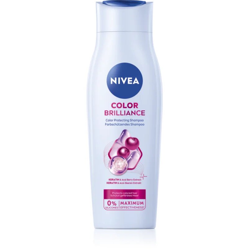 Nivea Color Brilliance negovalni šampon za barvane lase 250 ml