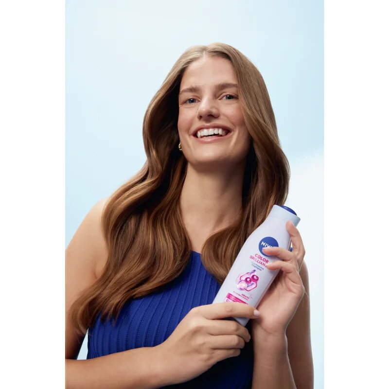 Nivea Color Brilliance negovalni šampon za barvane lase 250 ml