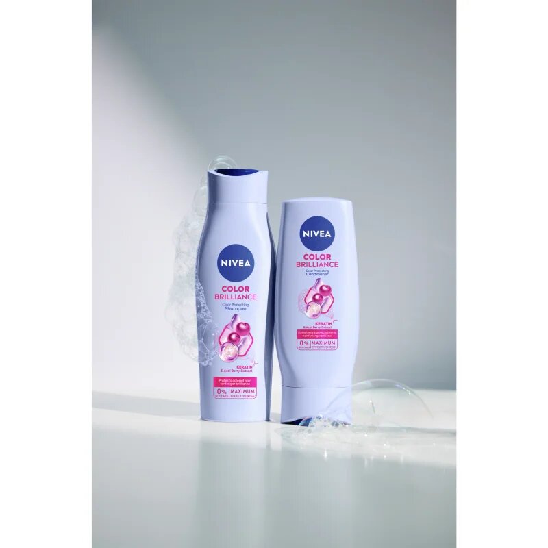 Nivea Color Brilliance negovalni šampon za barvane lase 250 ml