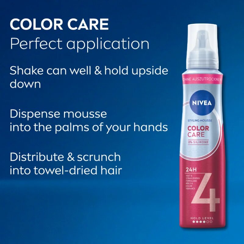 Nivea Color Panthenol & Vitamin B3 penasti utrjevalec za lase 150 ml