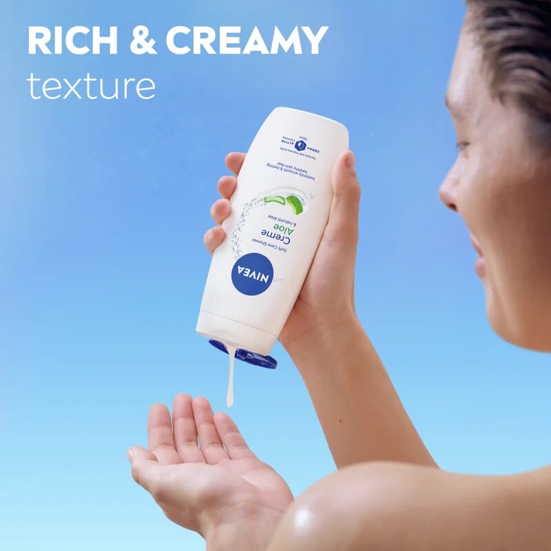 Nivea Creme Aloe negovalni gel za prhanje 250 ml